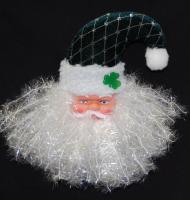 IRISH CLOTH SANTA ORN